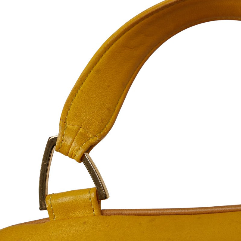 Loewe Anagram Mini Handbag Yellow Leather