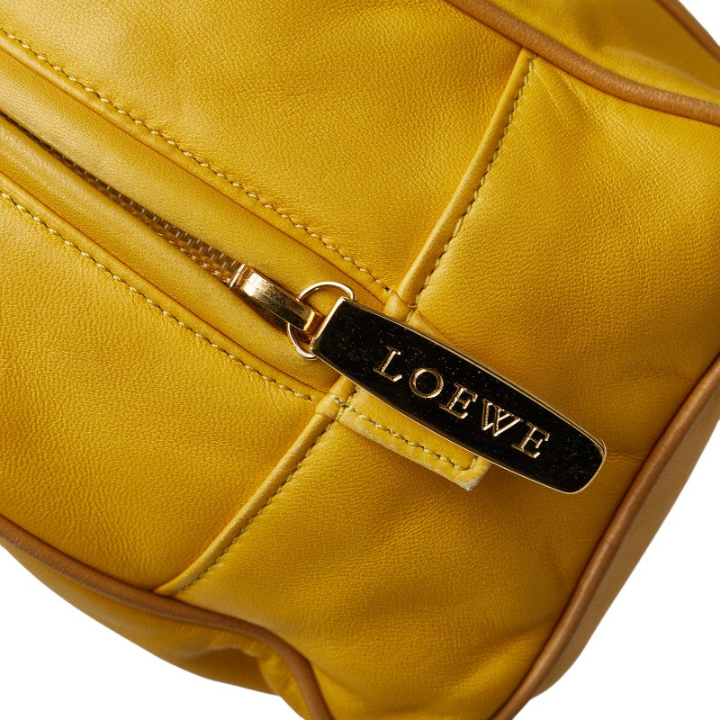 Loewe Anagram Mini Handbag Yellow Leather