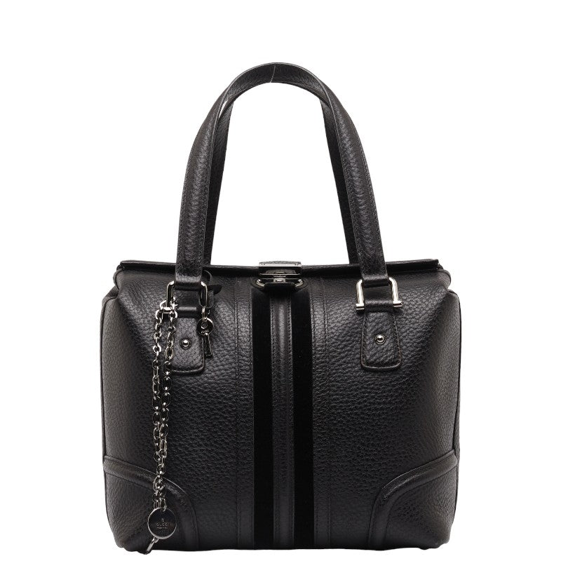 Gucci Leather Treasure Boston Bag  Leather Handbag 146002 in Good condition