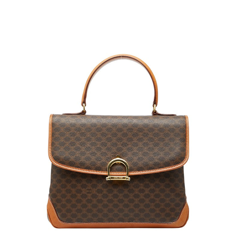 Celine Macadam PVC Leather Top Handle Bag