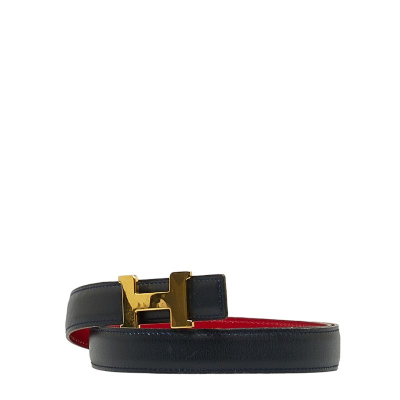 Hermes Constance H Reversible Leather Belt