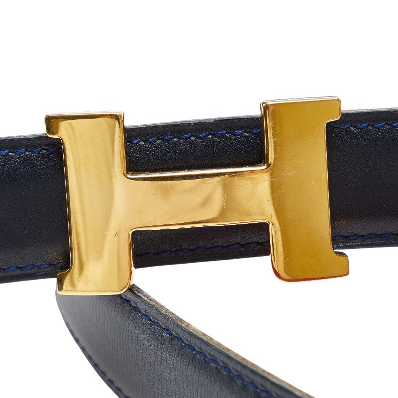 Hermes Constance H Reversible Leather Belt