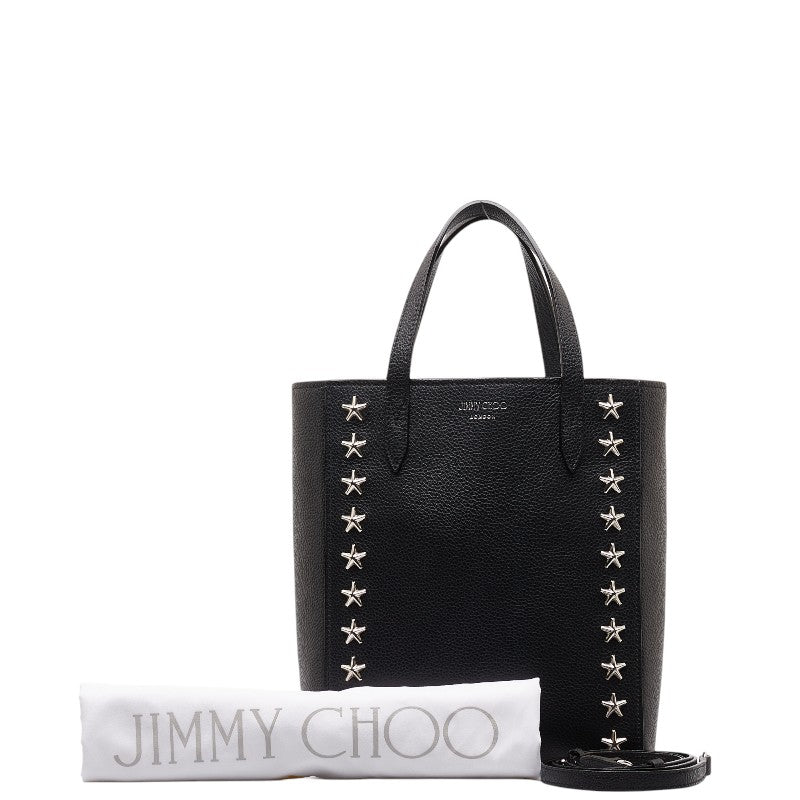 Jimmy Choo Leather Pegasi Tote Bag