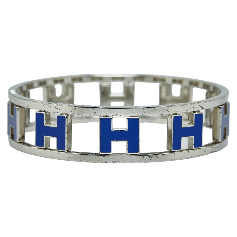 Hermes Reversible Metal Bangle Bracelet 1.5cm 19cm