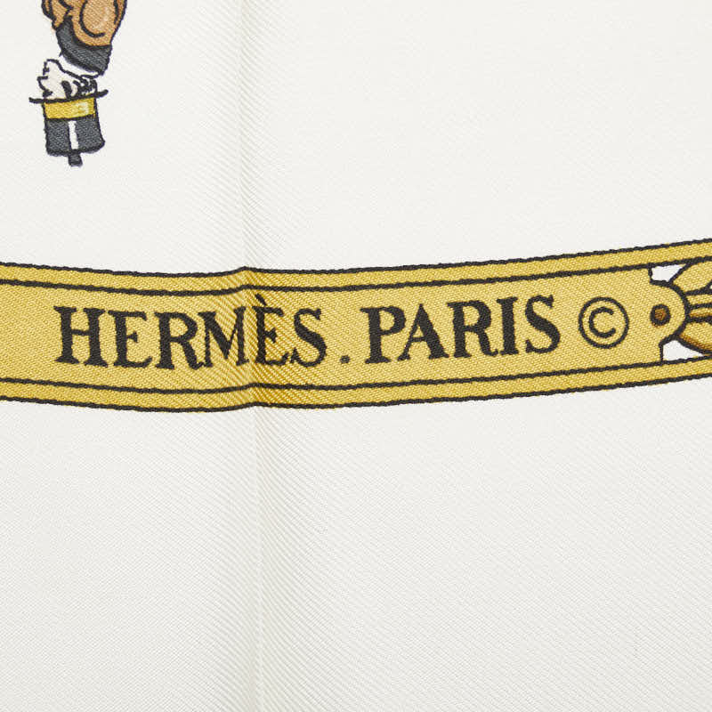 Hermes Silk Scarf LA PROMENADE DE LONGCHAMPS