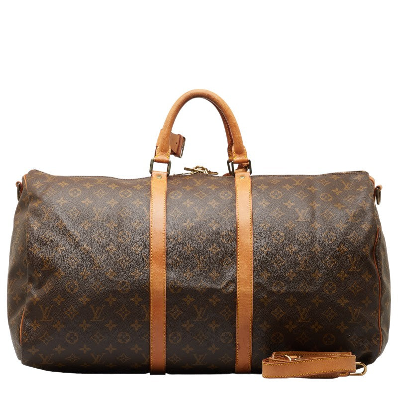 Louis Vuitton Monogram Keepall Bandouliere 55 Boston Bag M41414 in Good Condition