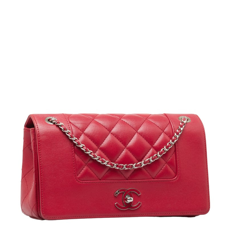 Chanel Matelasse Coco Mark Leather Shoulder Bag