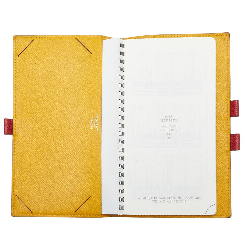 Hermes Agenda Vision Notebook Cover Red Epson