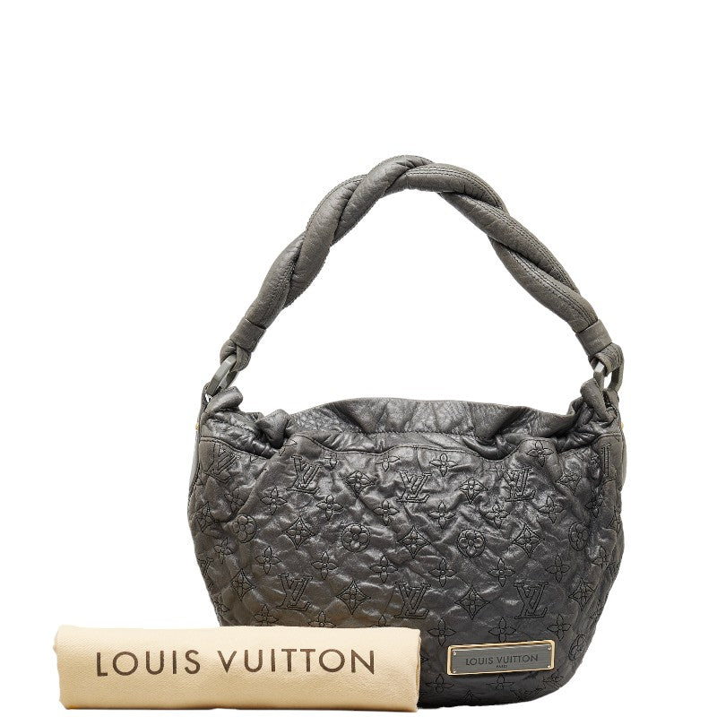 Louis Vuitton Monogram Olympe Nimbus PM Shoulder Bag M95475 Gray Lambskin in Very Good Condition