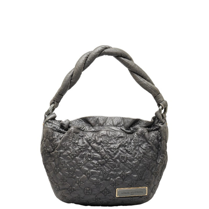 Louis Vuitton Monogram Olympe Nimbus PM Shoulder Bag M95475 Gray Lambskin in Very Good Condition