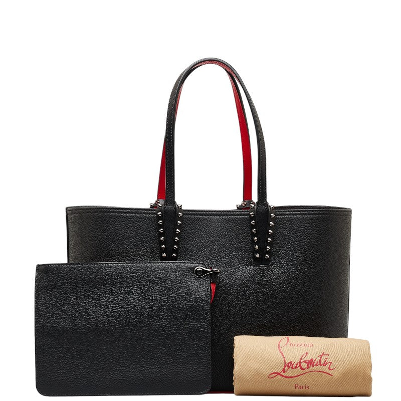 Christian Louboutin Studded Cabata Tote  Leather Tote Bag in Excellent condition