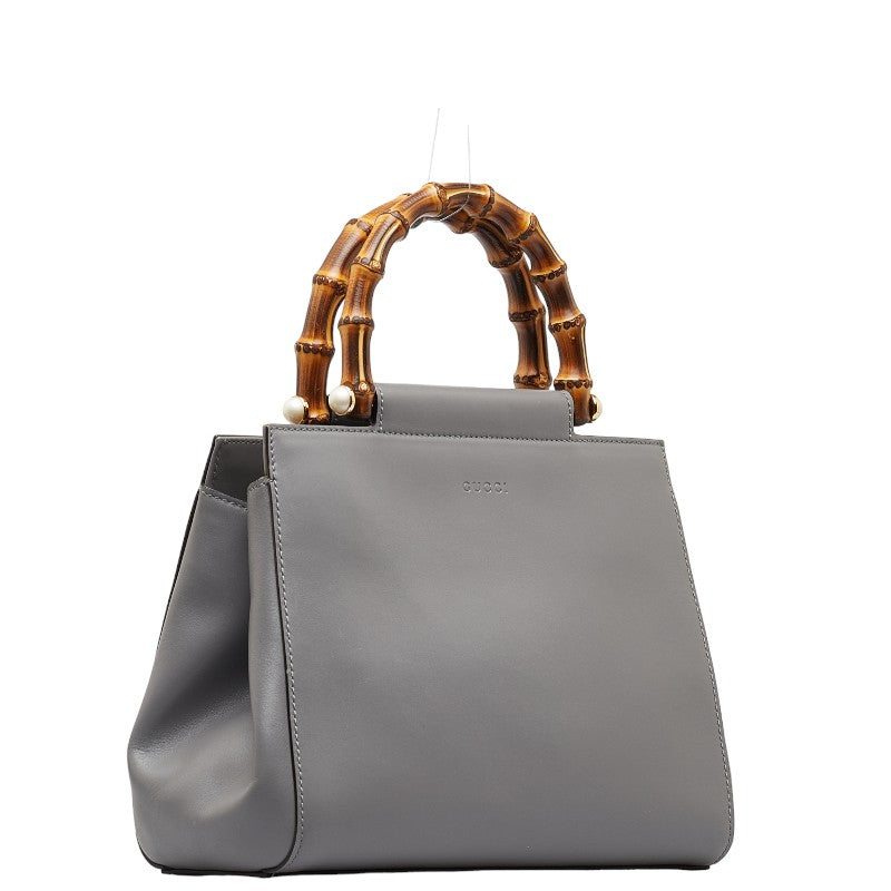 Gucci Leather Nymphaea Handbag Leather Handbag 453767 in Good condition