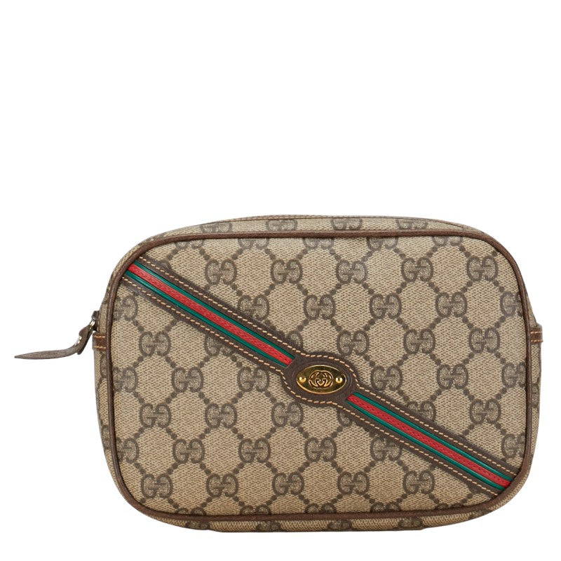 Gucci GG Supreme Ophidia Pouch Canvas Vanity Bag 039 904 in Good condition