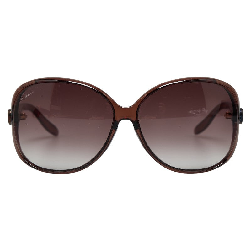 Gucci Interlocking G Asian Fit Sunglasses GG3525KS XGJ/FM Brown Plastic 6.5x5.5cm in Great Condition