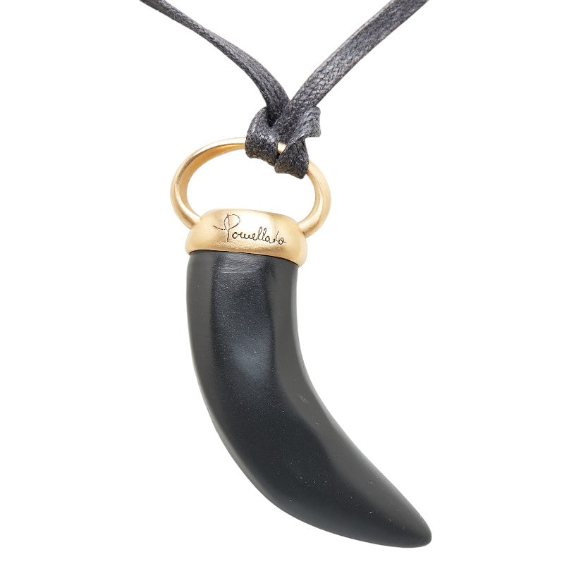 Pomellato Victoria Necklace Black K18 Yellow Gold