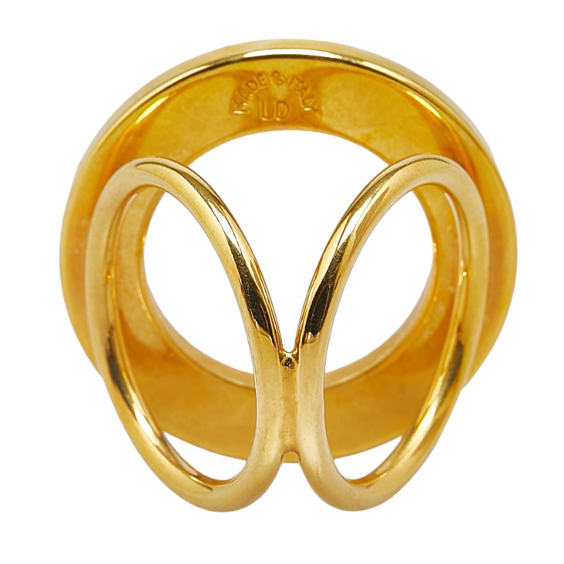 Celine Gold Plated Scarf Ring