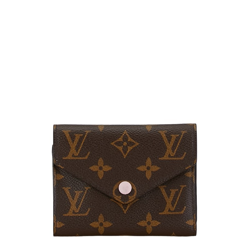 Louis Vuitton Victorine Wallet Canvas Short Wallet M62360 in Good condition
