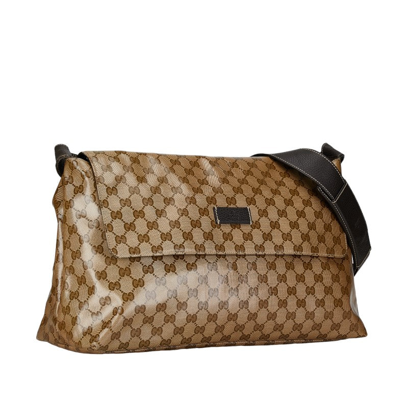 Gucci GG Crystal Crossbody Bag Canvas Crossbody Bag 272350 in Good condition