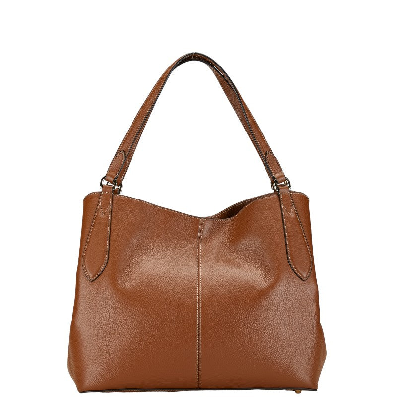 Furla Daphne Leather Tote Bag Brown