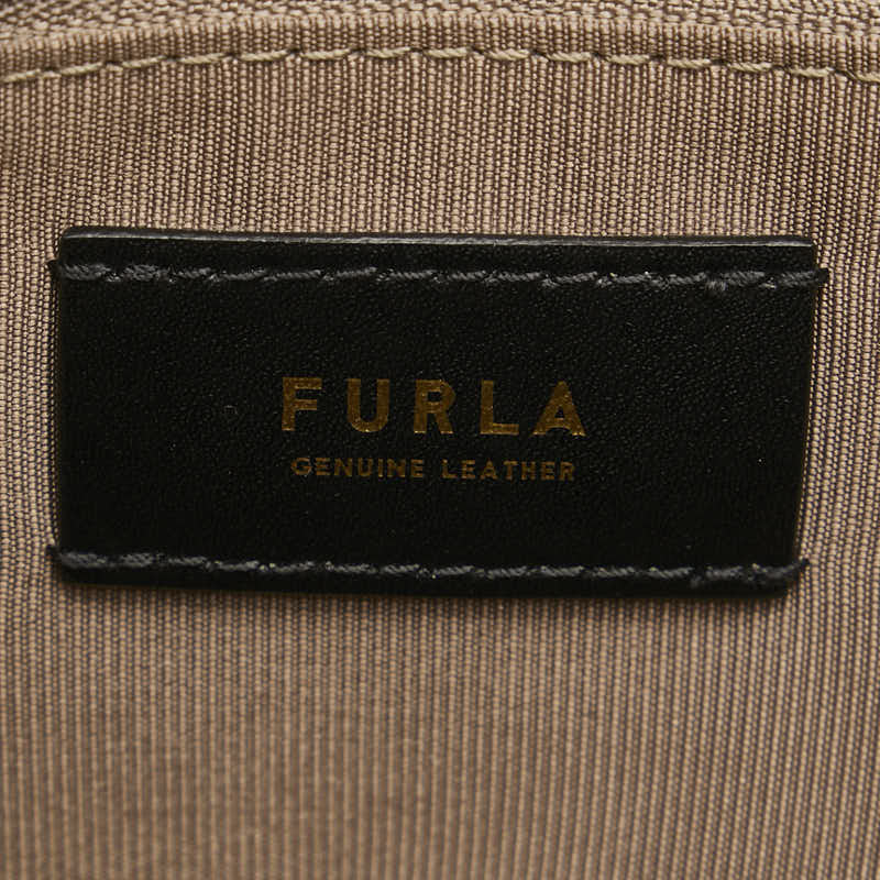 Furla Daphne Leather Tote Bag Brown