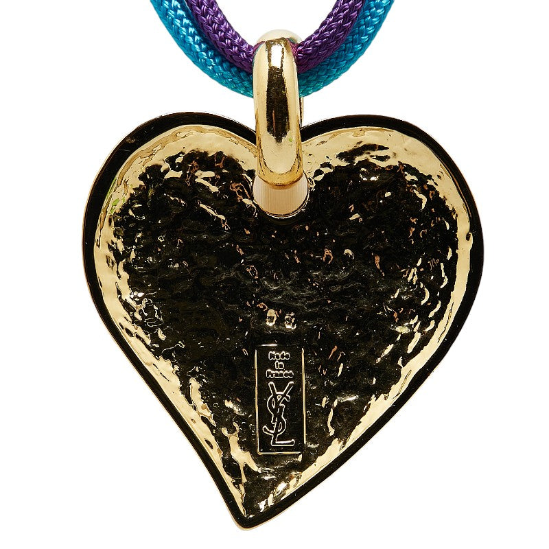 Yves Saint Laurent Heart Motif IN LOVE AGAIN Necklace Choker in Very Good Condition