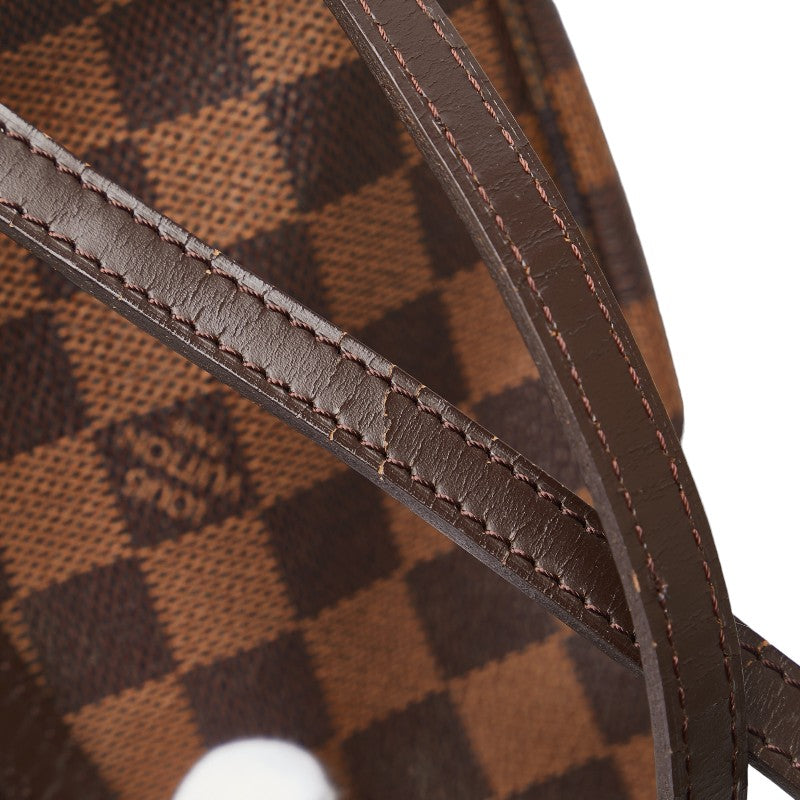 Louis Vuitton Damier Mini Pochette Accessoires Handbag N58009 Brown PVC Leather