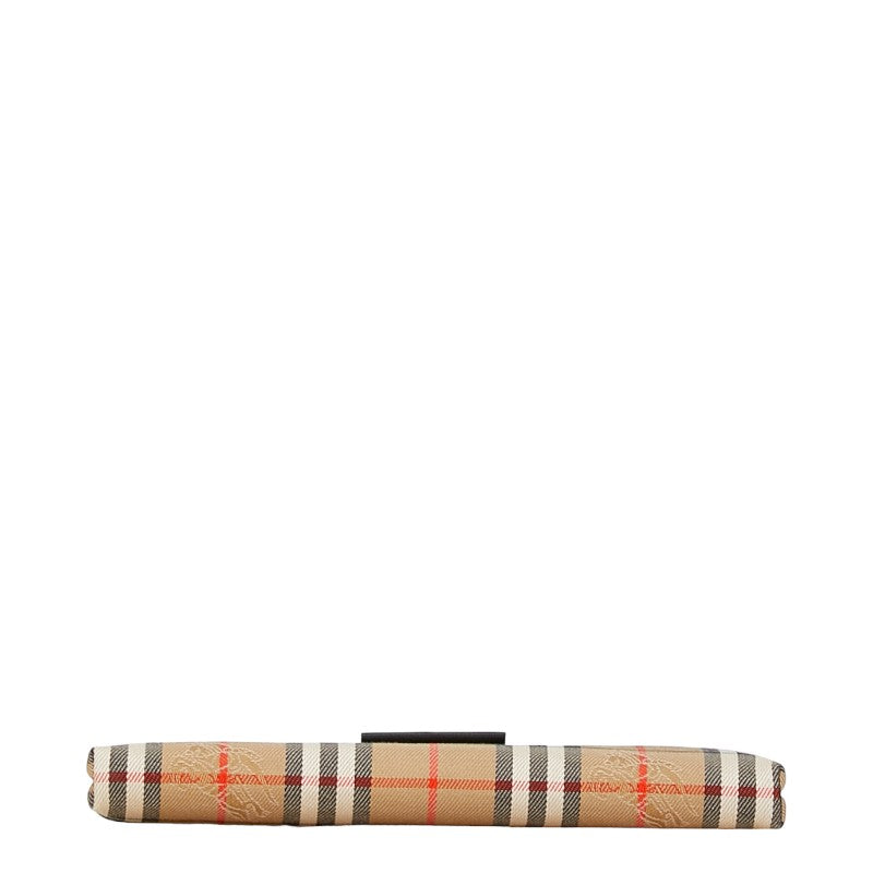 Burberry Nova Check Shadow Horse Canvas Pen Case in Excellent Condition