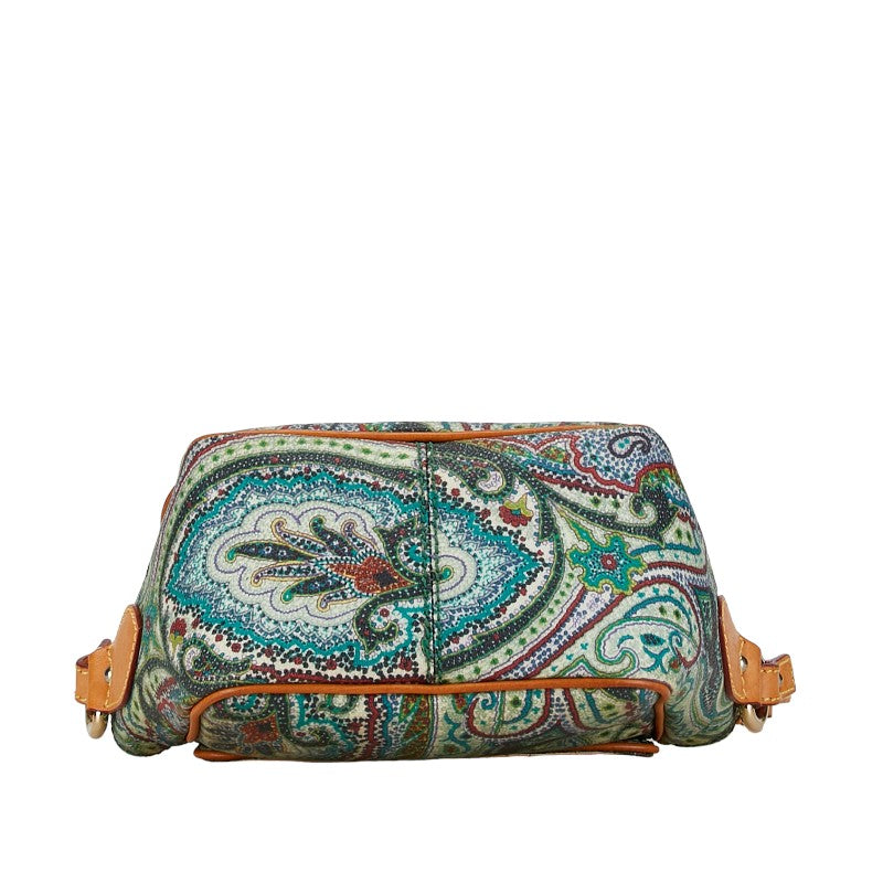 Etro Paisley PVC Leather Crossbody Shoulder Bag