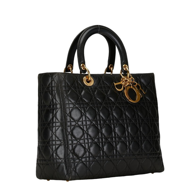 Dior Lady Dior Lambskin Handbag