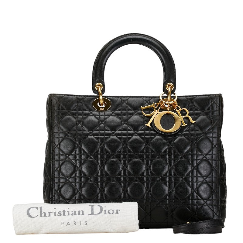 Dior Lady Dior Lambskin Handbag