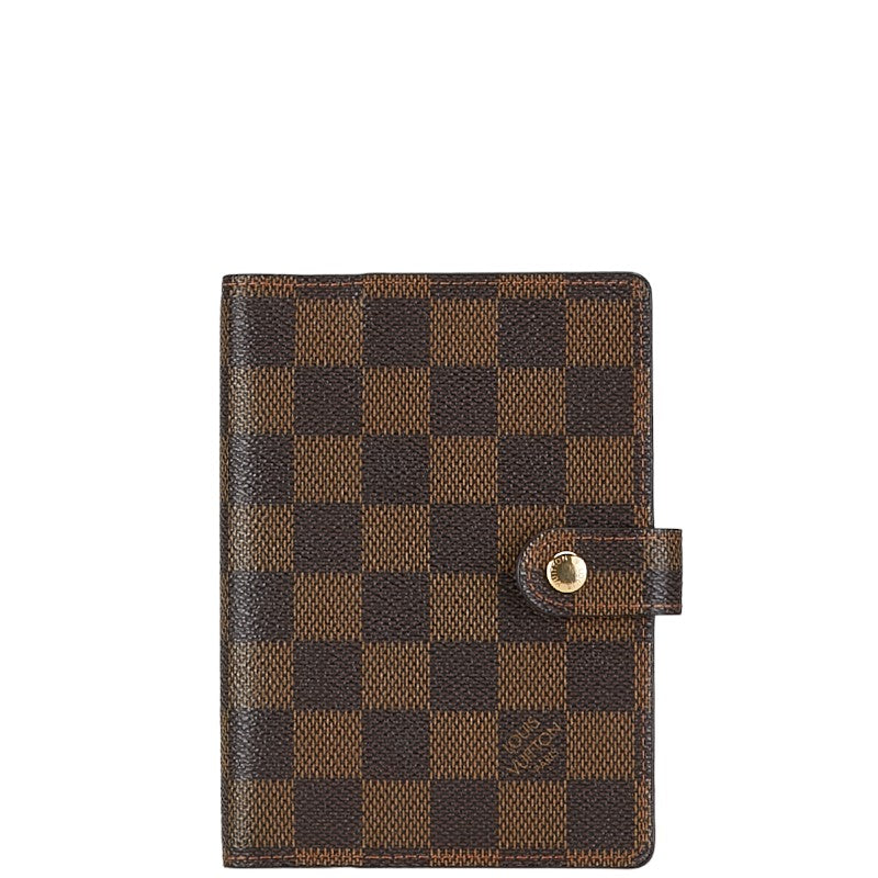 Louis Vuitton Damier Agenda PM Notebook Cover PVC Leather R20700 in Very Good Condition