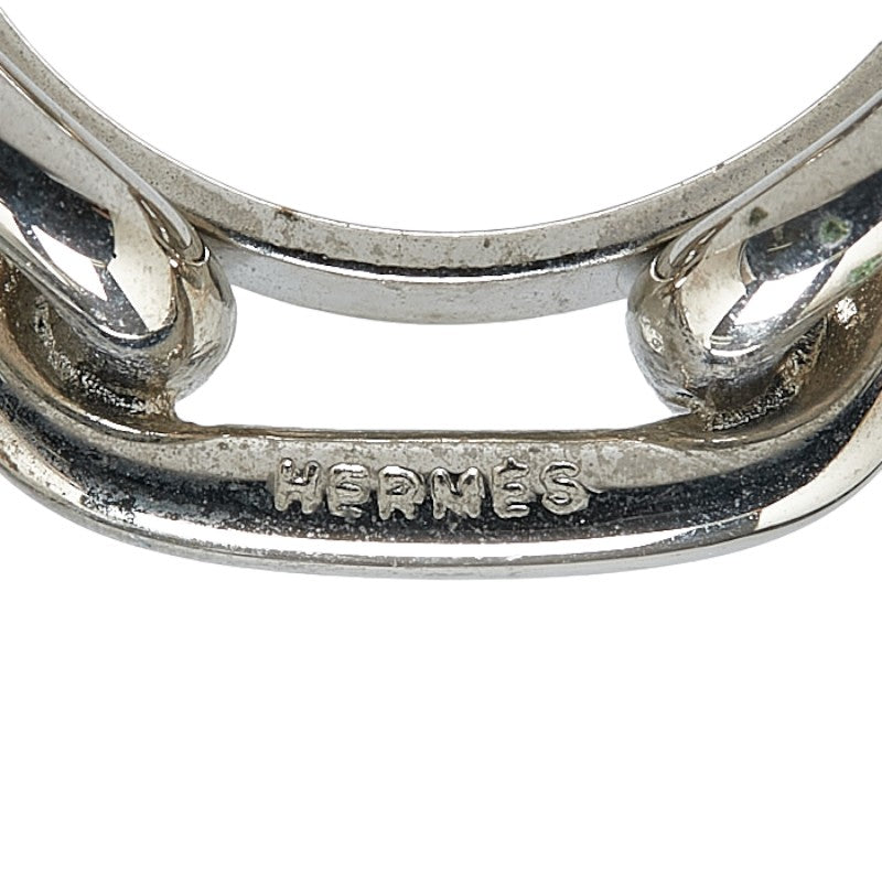 Hermes Silver Metal Scarf Ring