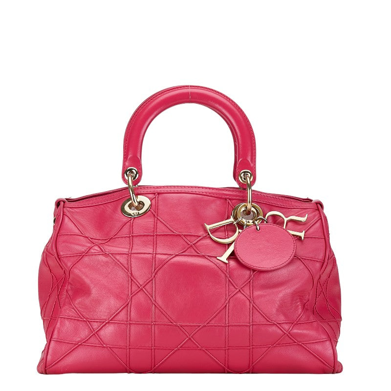 Dior Granville Cannage Leather Handbag