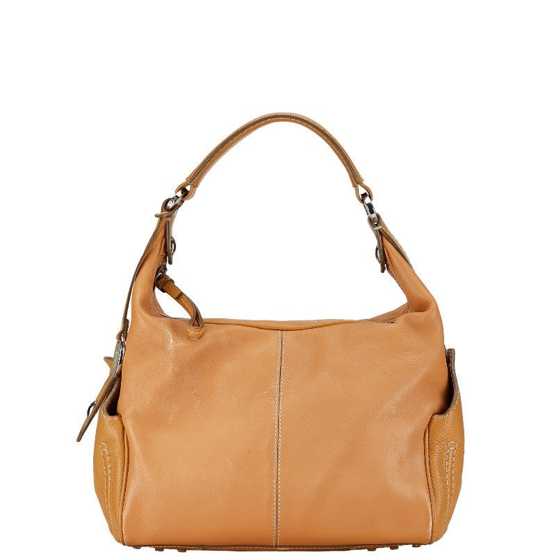 Tod's Leather One Shoulder Bag Brown