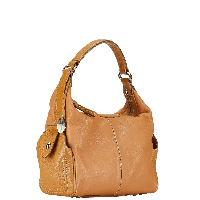 Tod's Leather One Shoulder Bag Brown