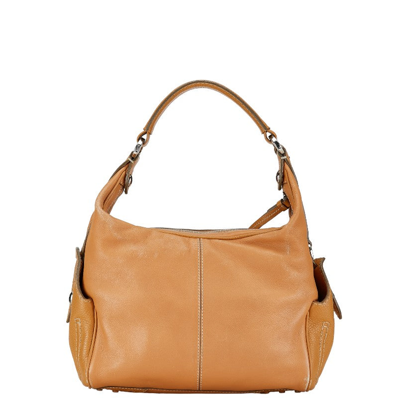 Tod's Leather One Shoulder Bag Brown