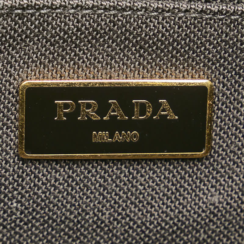 Prada Nylon Canapa Heart Logo 2WAY Handbag in Very Good Condition