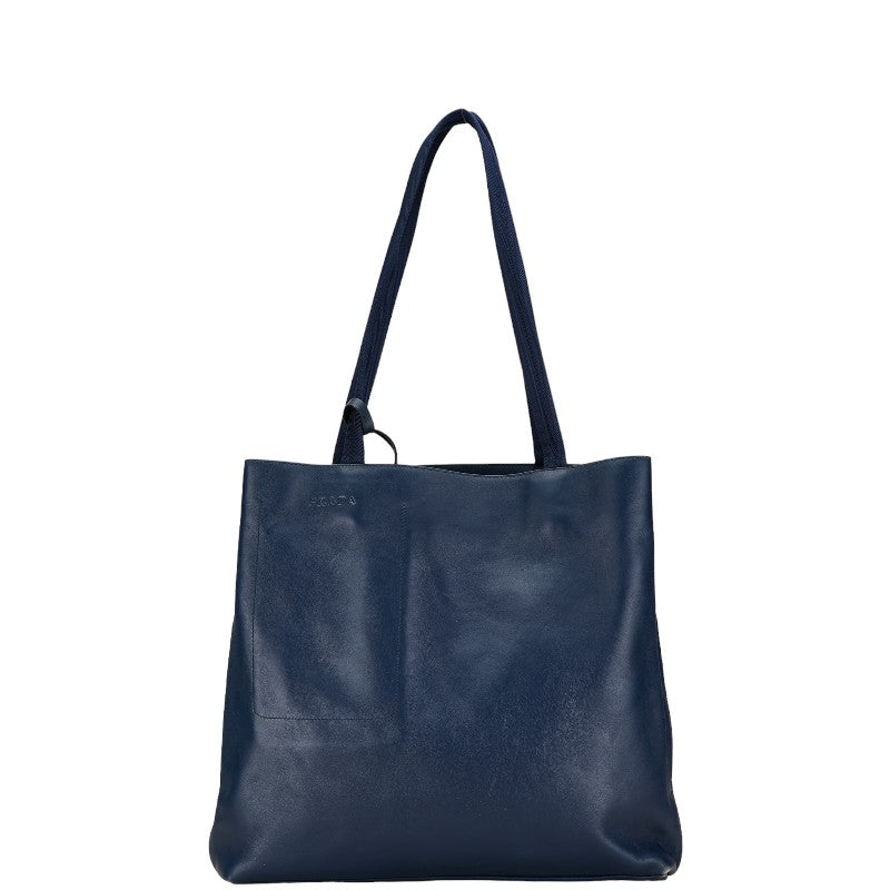 Prada Leather Nylon Tote Bag