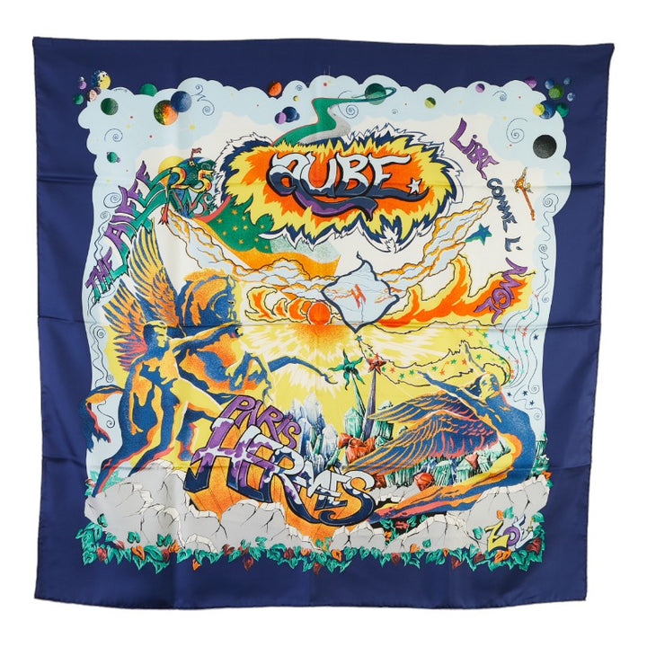 Hermes Silk Scarf 90 THE ALFEE AUBE LIBRE