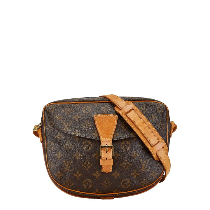 Louis Vuitton Monogram Jeune Fille MM Shoulder Bag M51226 Brown PVC Leather