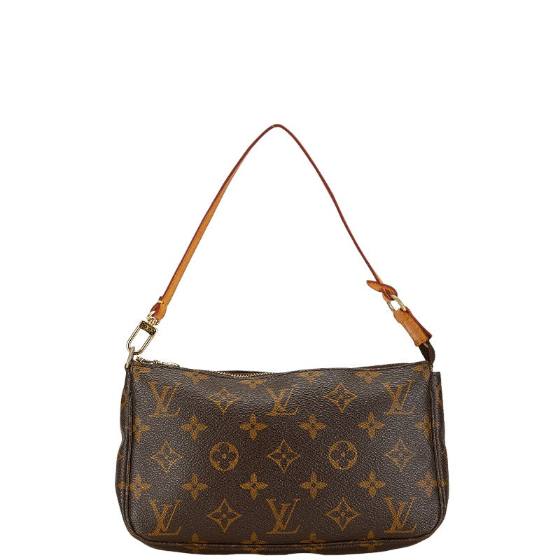 Louis Vuitton Monogram Pochette Accessoires Shoulder Bag M51980 Brown PVC Leather in Very Good Condition