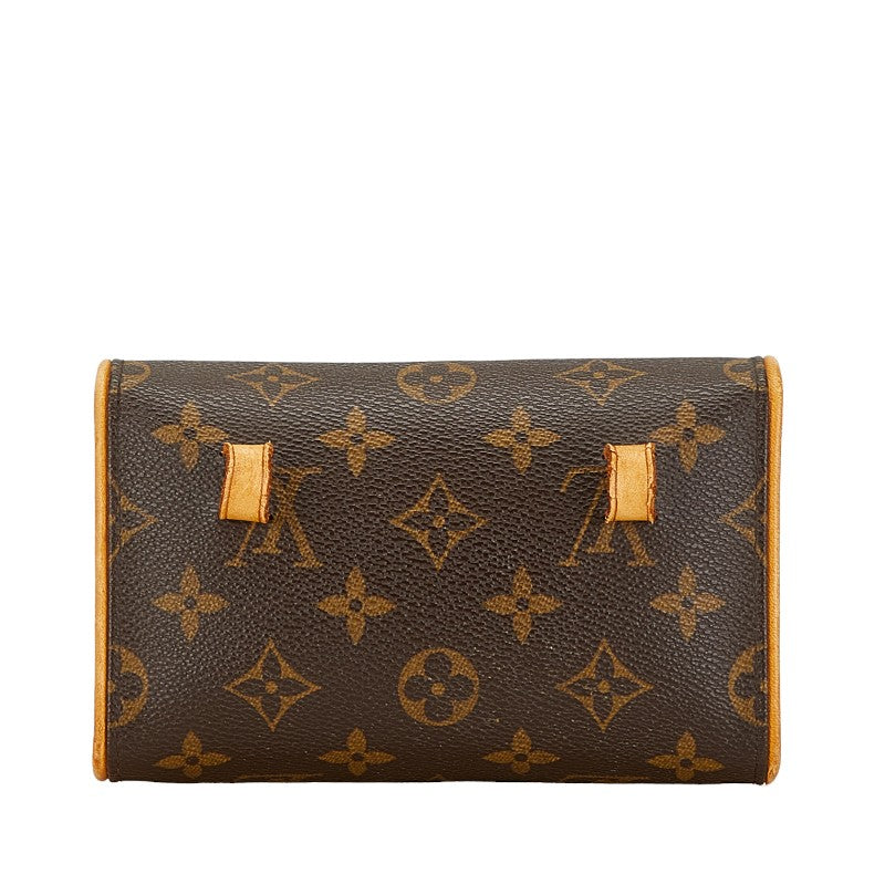 Louis Vuitton Monogram Pochette Florentine Shoulder Bag M51855 Brown PVC Leather