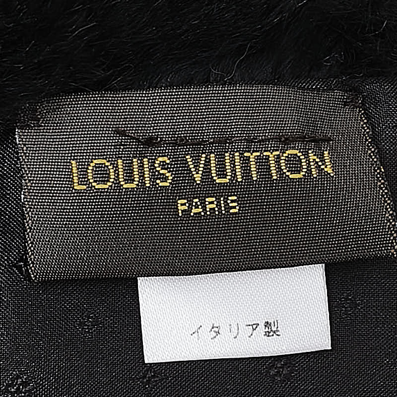 Louis Vuitton Silk Neo Bison Fur Cozy Scarf 15cm 89cm M78922 in Excellent Condition