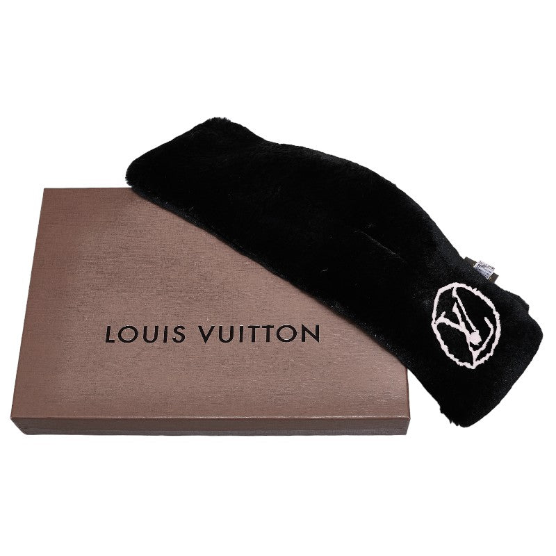 Louis Vuitton Silk Neo Bison Fur Cozy Scarf 15cm 89cm M78922 in Excellent Condition