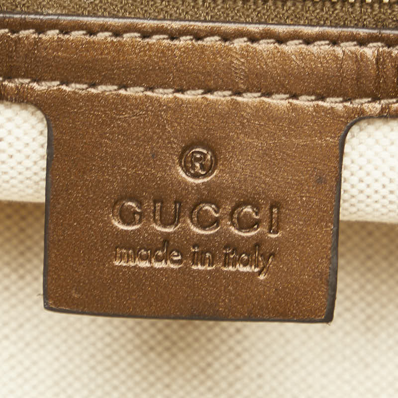 Gucci GG Canvas Heartbit Leather Handbag 269955