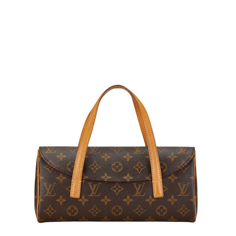 Louis Vuitton Monogram Sonatine Handbag M51902 Brown PVC Leather in Very Good Condition