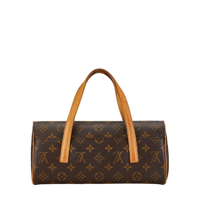 Louis Vuitton Monogram Sonatine Handbag M51902 Brown PVC Leather