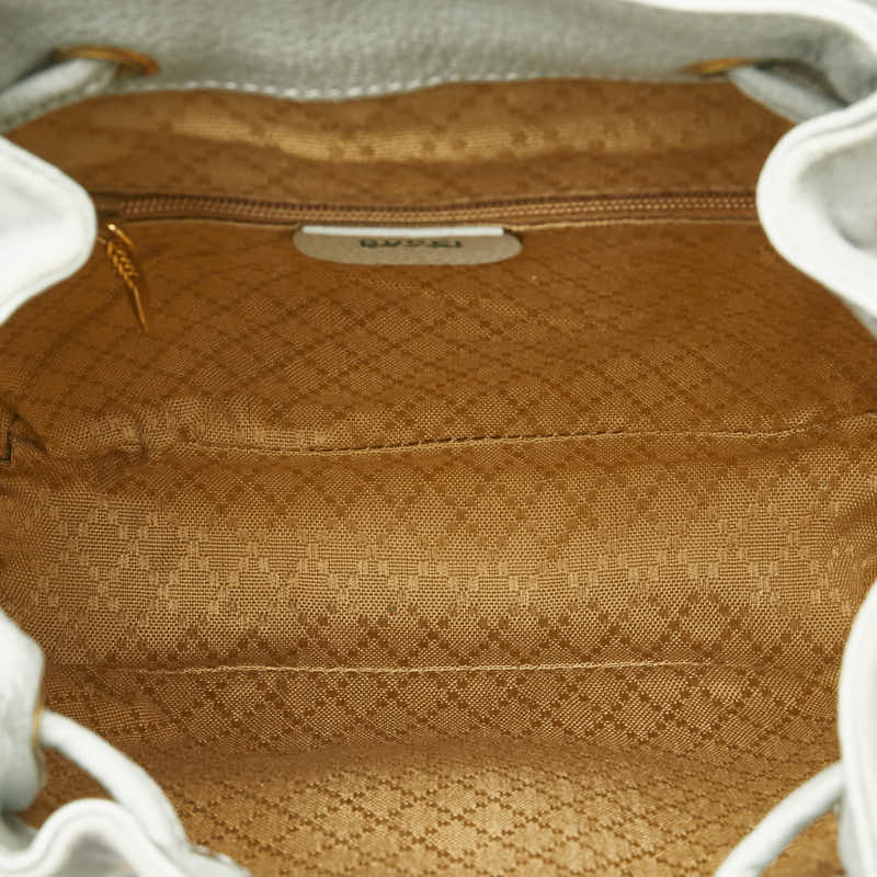 Gucci Suede Leather Bamboo Backpack 00320580030