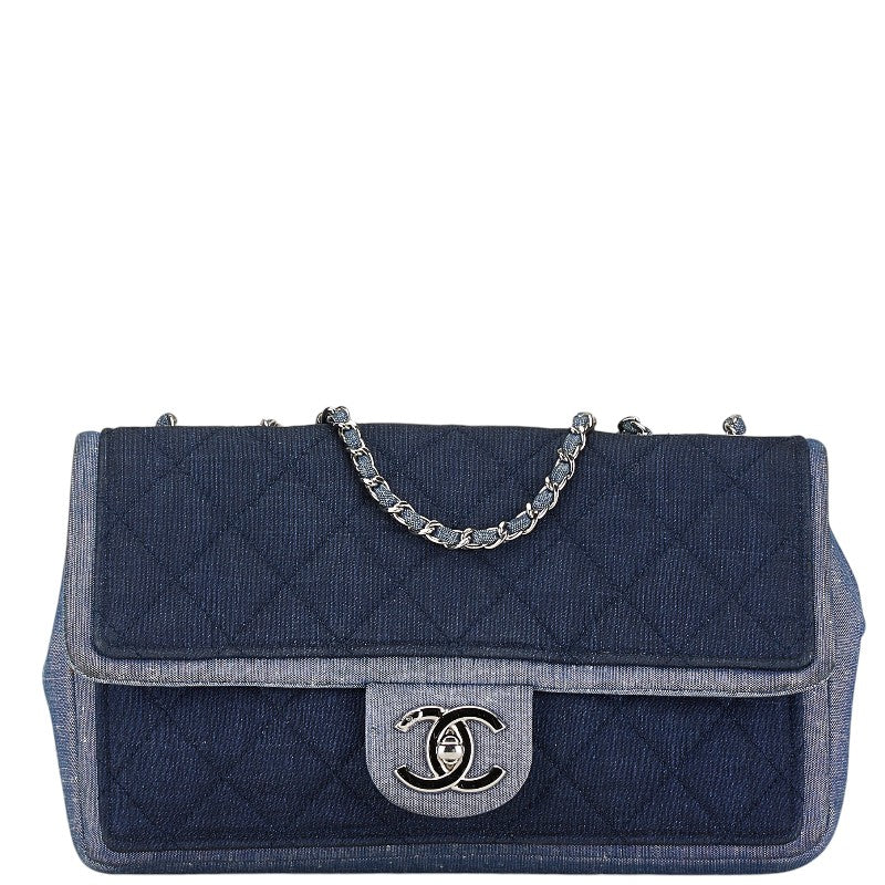 Chanel Matelasse 25 Denim Chain Shoulder Bag