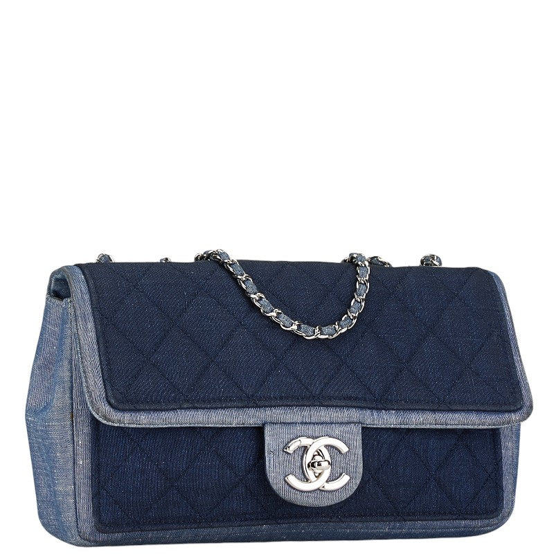 Chanel Matelasse 25 Denim Chain Shoulder Bag